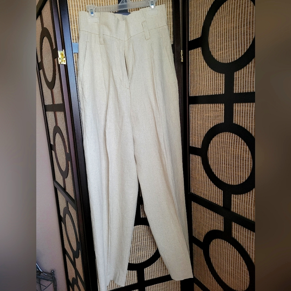 Zara Cream Textured Fabric